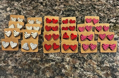 Valentine Heart Earstuds [MOQ 12]