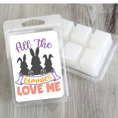 All The Bunnies Love Me - Easter Soy Wax Clamshell (#2)