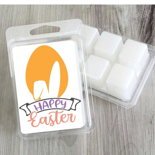 Happy Easter Bunny Ears - Easter Soy Wax Clamshell (#20)