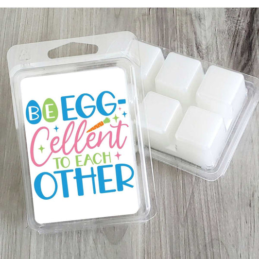 Be Eggcellent To Each Other - Easter Soy Wax Clamshell (#56)