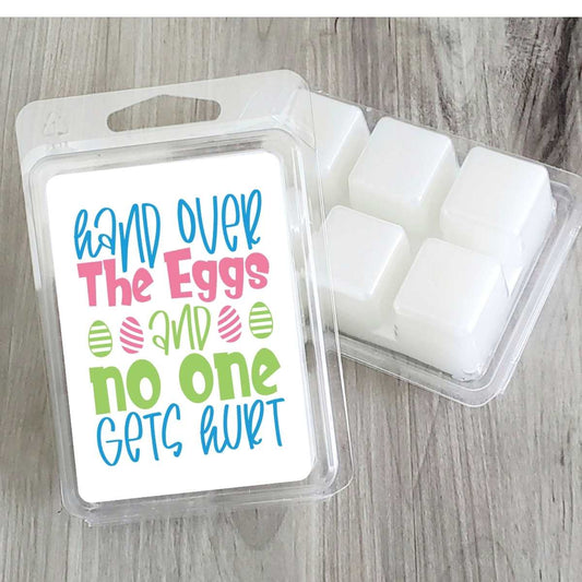 Hand Over The Eggs - Easter Soy Wax Clamshell (#60)