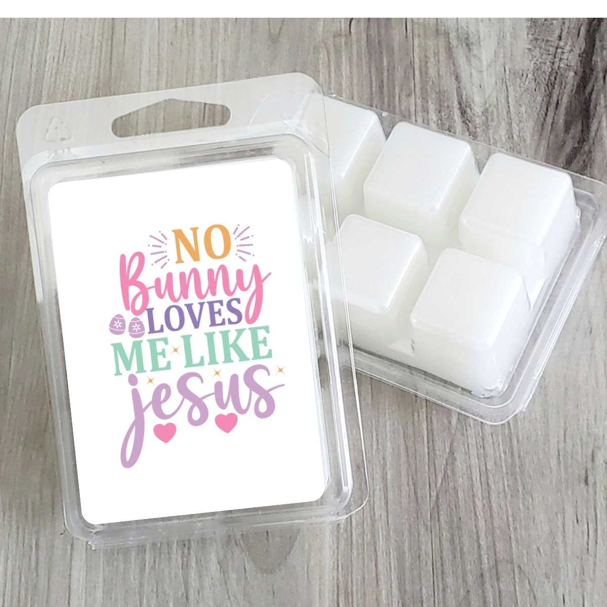 No Bunny Loves Me Like Jesus - Easter Soy Wax Clamshell (#70)