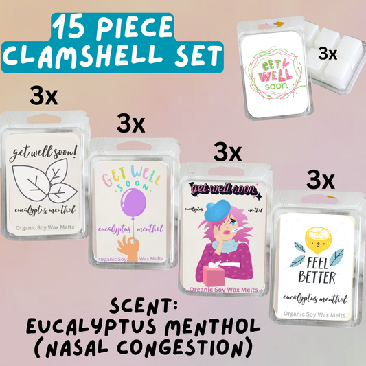 15 Piece Clamshell Set - Nasal Congestion