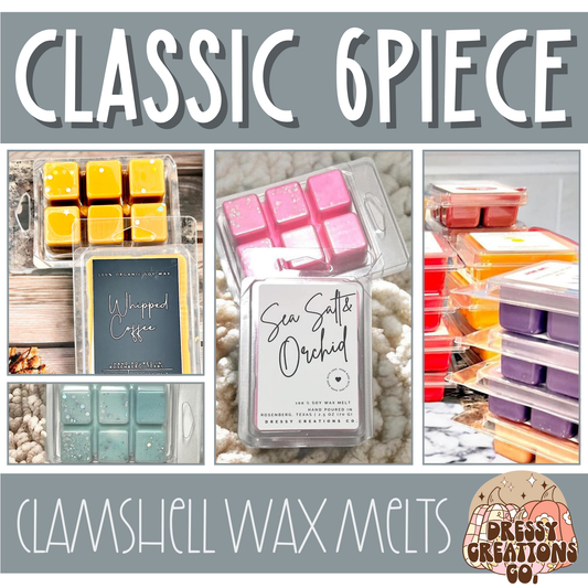 Clamshell Wax Melt - 100+ Scents - (3oz) !MOQ 12!