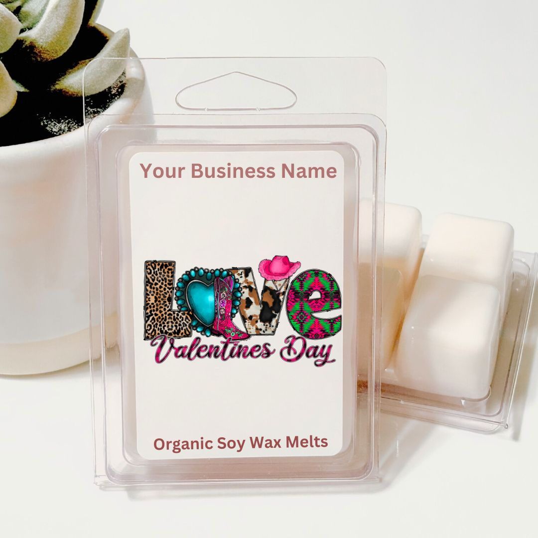 Soy Wax Melts - Valentine's Day - Six (6) Piece Clamshell (Several Scents Available)