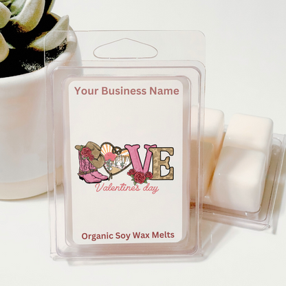 Soy Wax Melts - Valentine's Day - Six (6) Piece Clamshell (Several Scents Available)